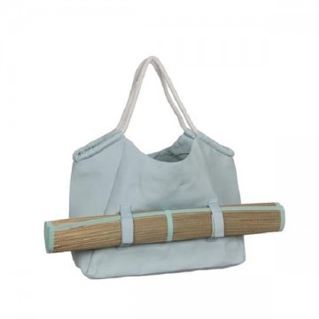 Tas groen met strandmat l 52 x b 15 x h 29 cm