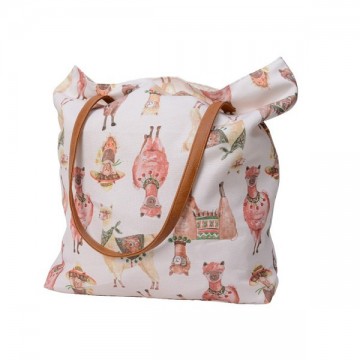 Tas met alpaca print 12 x 47 x 43 cm