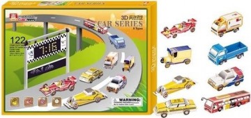 Small foot 3d puzzel auto serie 122-delig