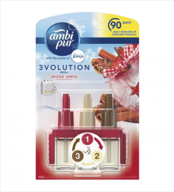 Ambi pur 3volution   electric refill spiced apple