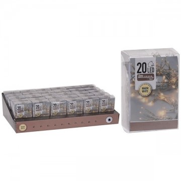 Batterijverlichting 20l  timer warmwit