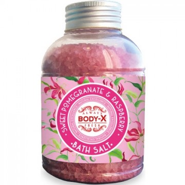 Body x bath salt pomegranate raspberry 8606