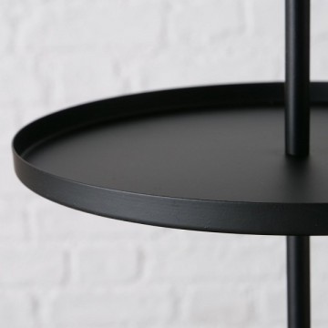 Boltze home etagere samona metaal o 30 x 60 cm mat zwart 1