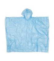 Regen poncho voor volwassenen vinyl one size fits all met capuchon
