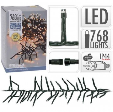 Koppelbare Clusterverlichting 768 LED 5 5m extra warm wit