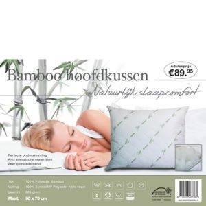 Hoofdkussen bamboo 60 x 70 7580 300x300