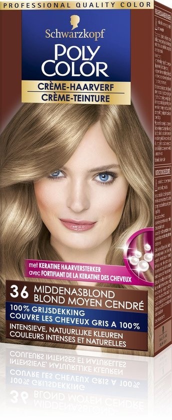 Poly Color Haarverf nr 36 Middenasblond