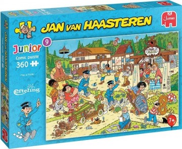 Jumbo jan van haasteren junior 9 puzzel efteling max  mortiz 360pcs kinderpuzzel