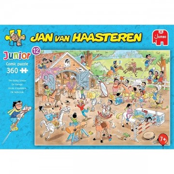 Jumbo jan van haasteren junior puzzel 360pcs de manege 1