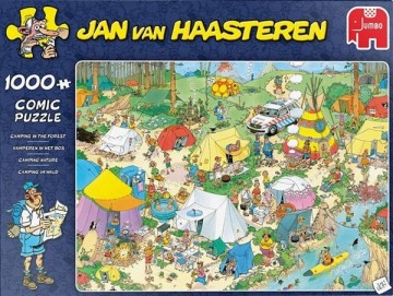 Jumbo puzzel jan van haasteren kamperen in het bos 1000 stukjes
