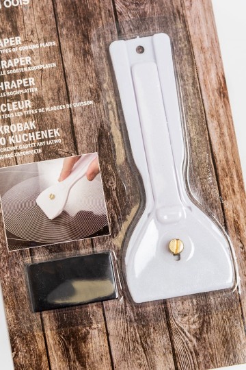 Keramische kookplaat schraper met 5 mesjes