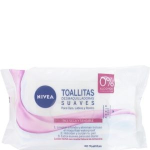 Nivea gezicht reinigingsdoekjes gevoelige huid 40 doekjes 4537 300x300