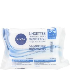 Nivea gezicht reinigingsdoekjes verfrissend 25 doekjes 9015 300x300