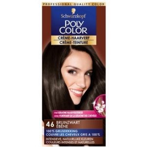 Poly color haarverf 46 bruinzwart 9219 300x300