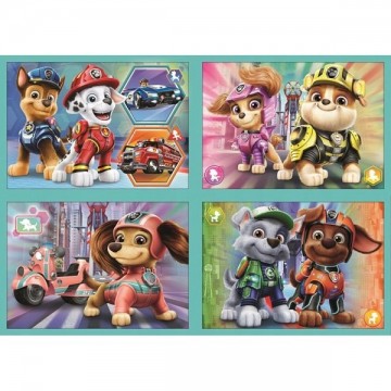 Trefl paw patrol 4 in 1 puzzel 12 15 20  24 stukjes