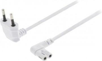 Valueline stroomkabel met c7 8 vormige plug  haaks