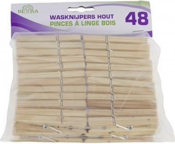 Wasknijpers hout set a 48
